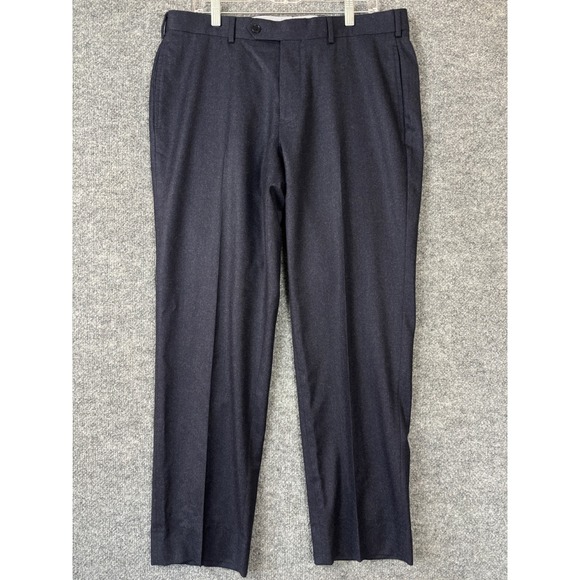 Brooks Brothers Other - Brooks Brothers Dress Pants Men 36x30 Navy Blue 100% Wool Lined 1818 Milano